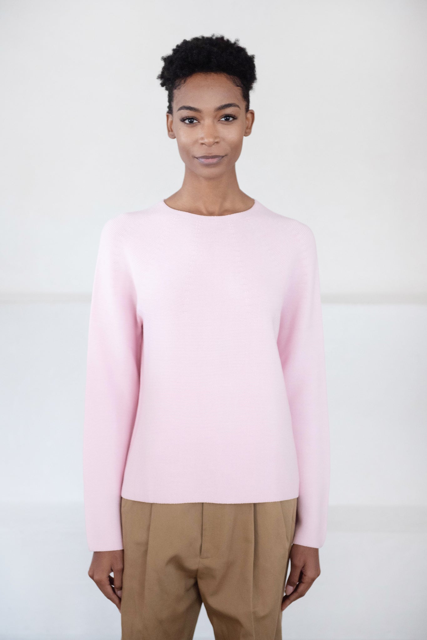 Christian Wijnants - Kamis Whole Garment Knit Sweater, Soft Pink