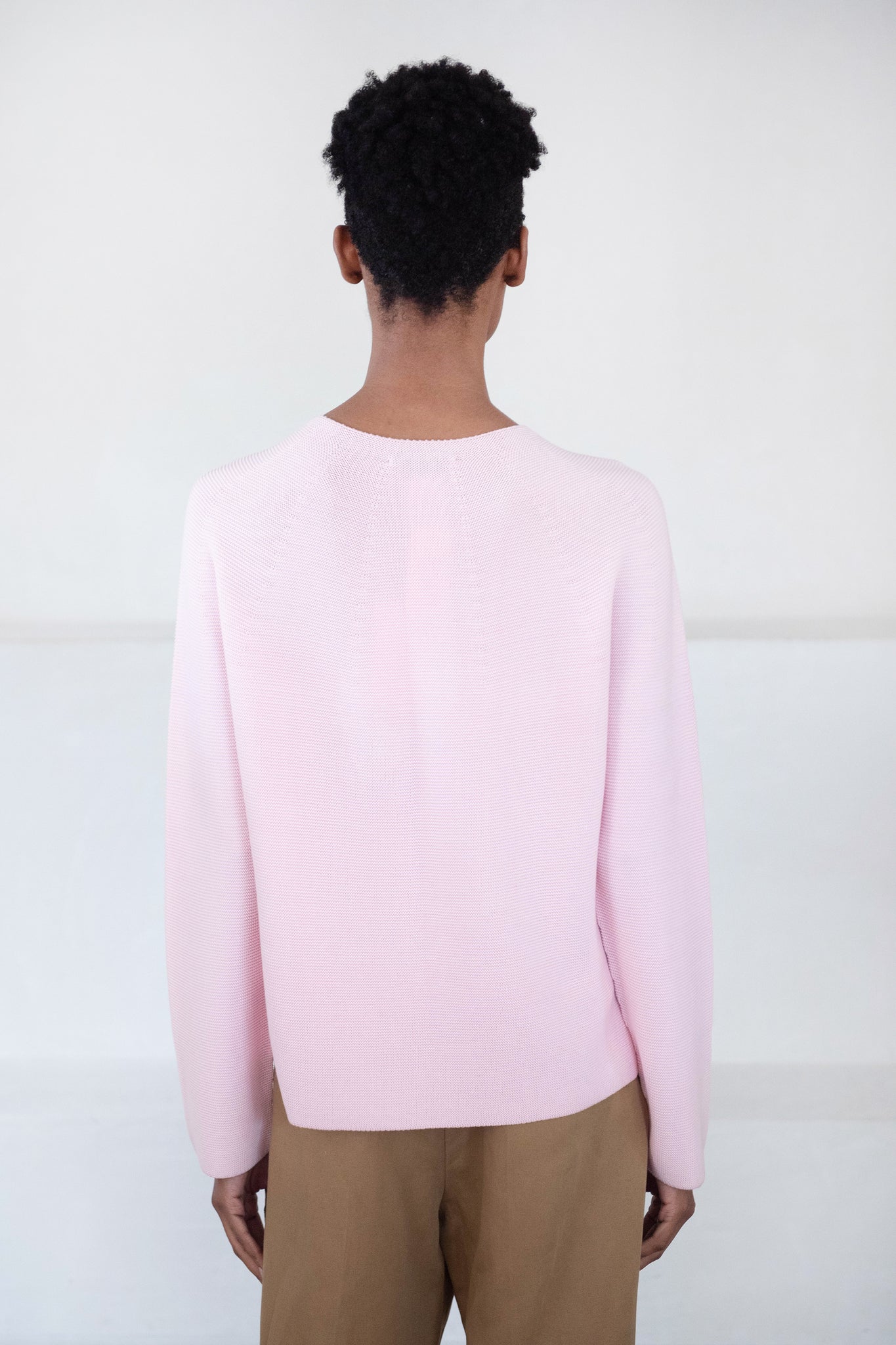Christian Wijnants - Kamis Whole Garment Knit Sweater, Soft Pink