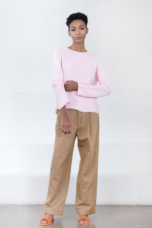 Christian Wijnants - Kamis Whole Garment Knit Sweater, Soft Pink