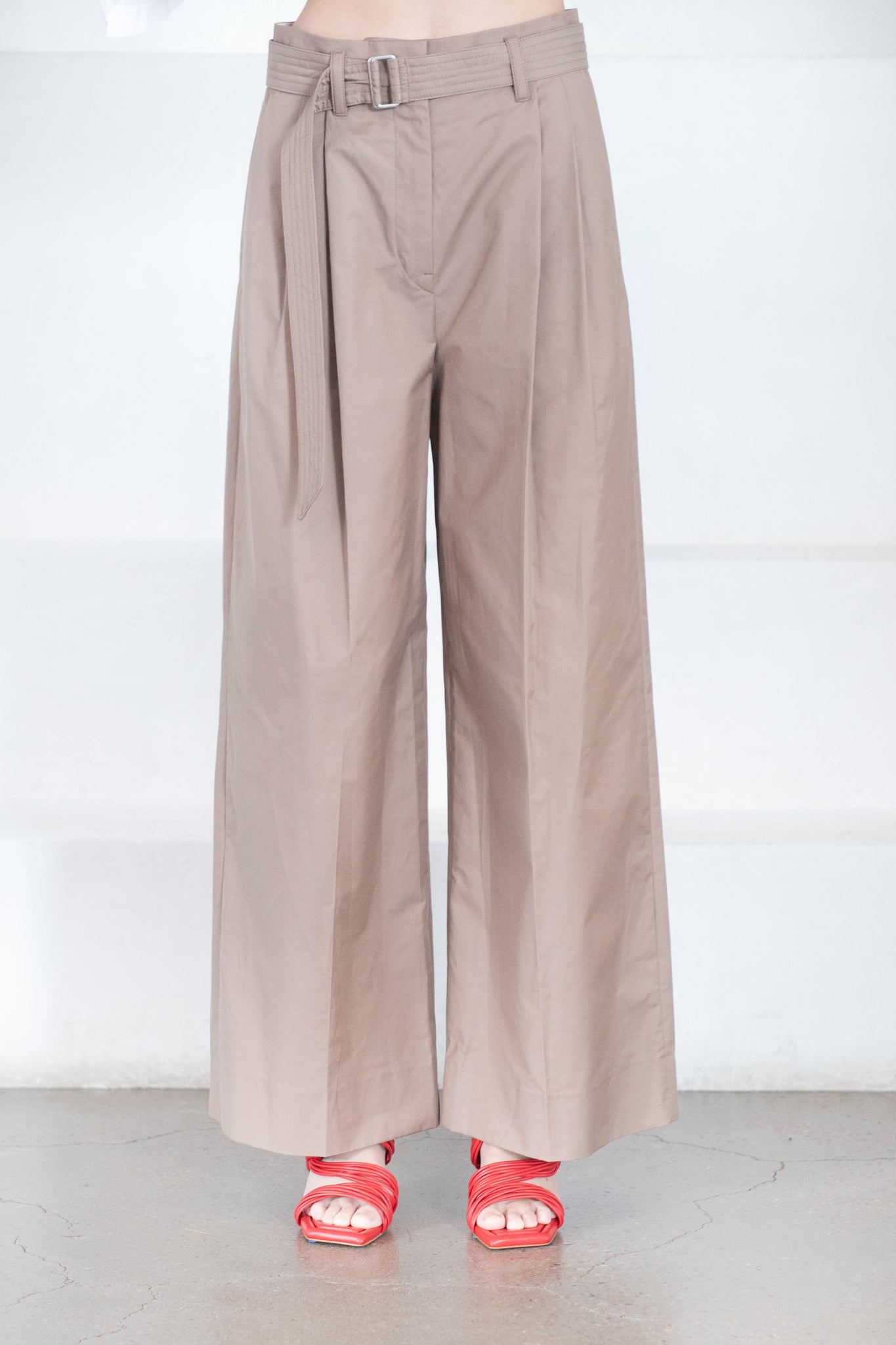 Christian Wijnants - Pliza Pleated Trousers, Sand