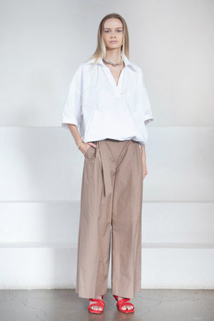 Christian Wijnants - Pliza Pleated Trousers, Sand
