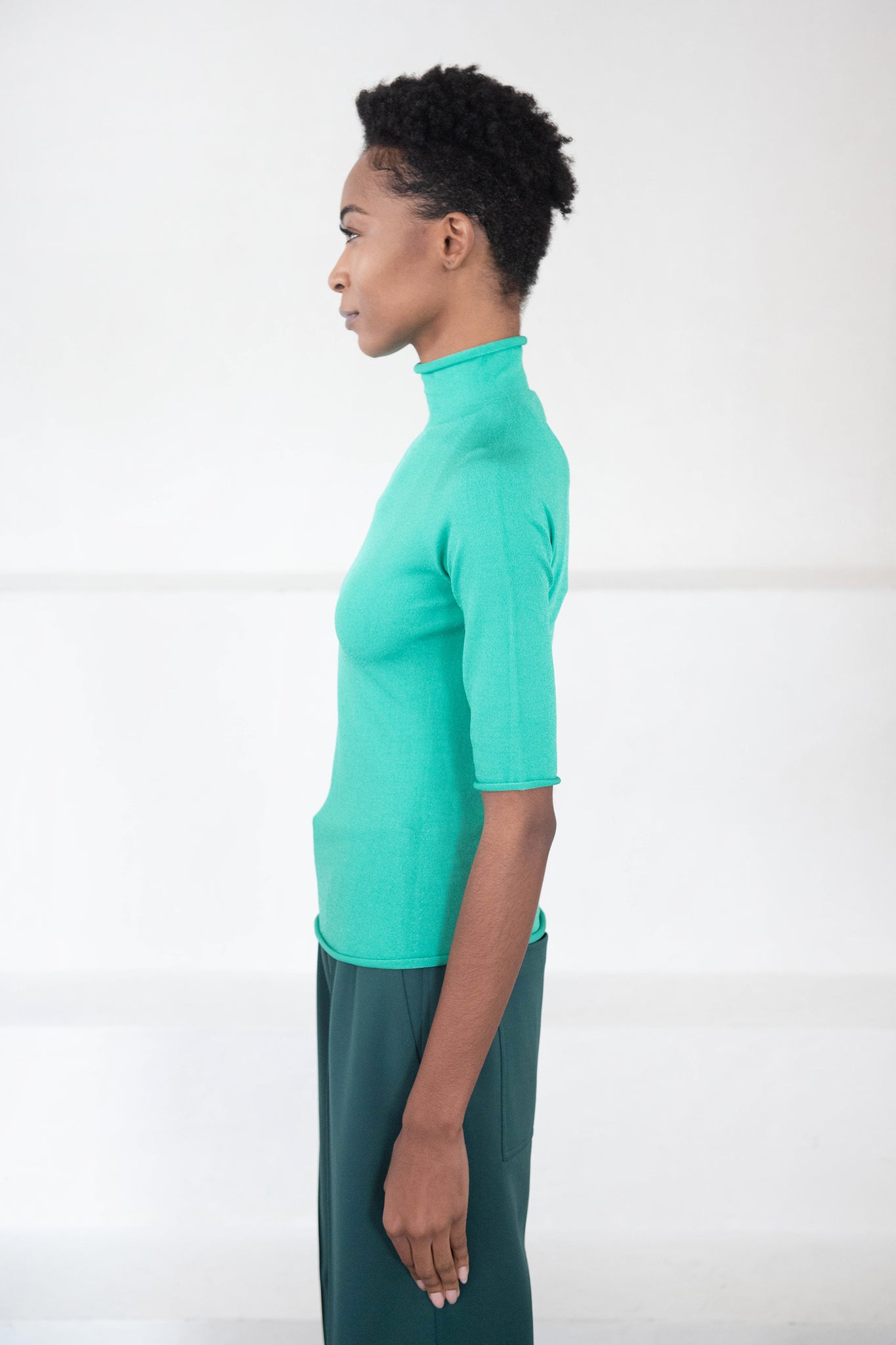 Christian Wijnants - Kiyomi Whole Garment Top, Seafoam