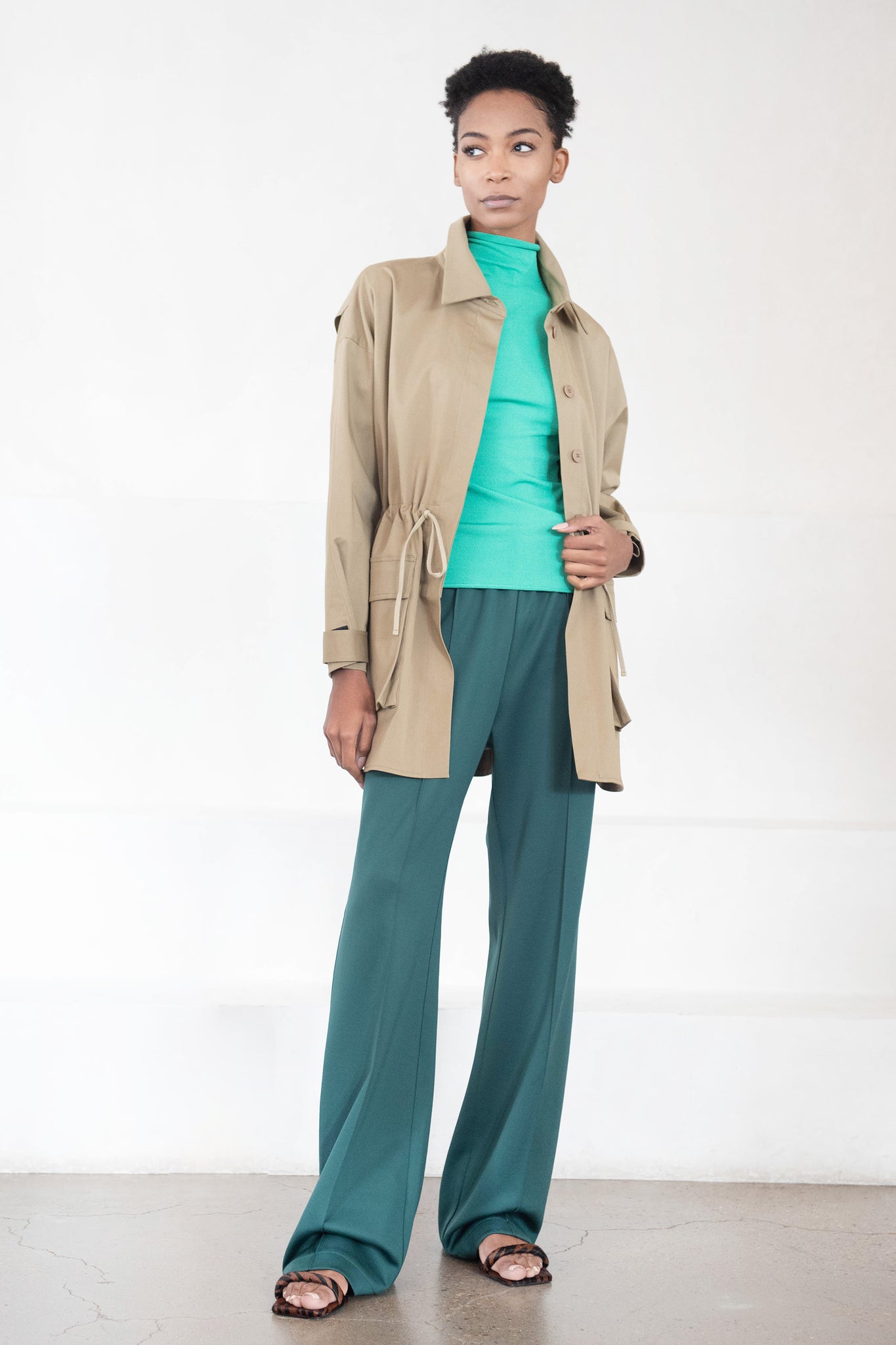 Christian Wijnants - Kiyomi Whole Garment Top, Seafoam