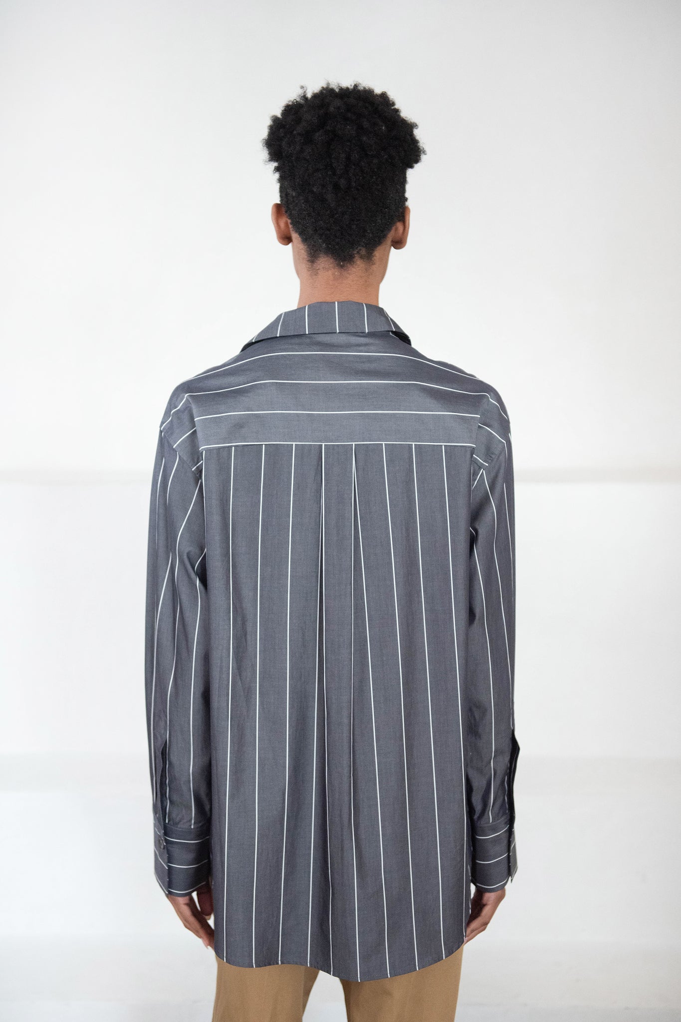 Christian Wijnants - Thinka Shirt, Charcoal Stripe