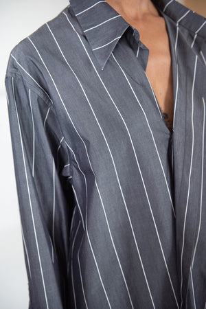 Christian Wijnants - Thinka Shirt, Charcoal Stripe