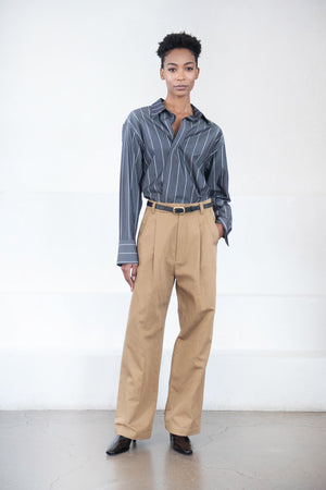 Christian Wijnants - Thinka Shirt, Charcoal Stripe