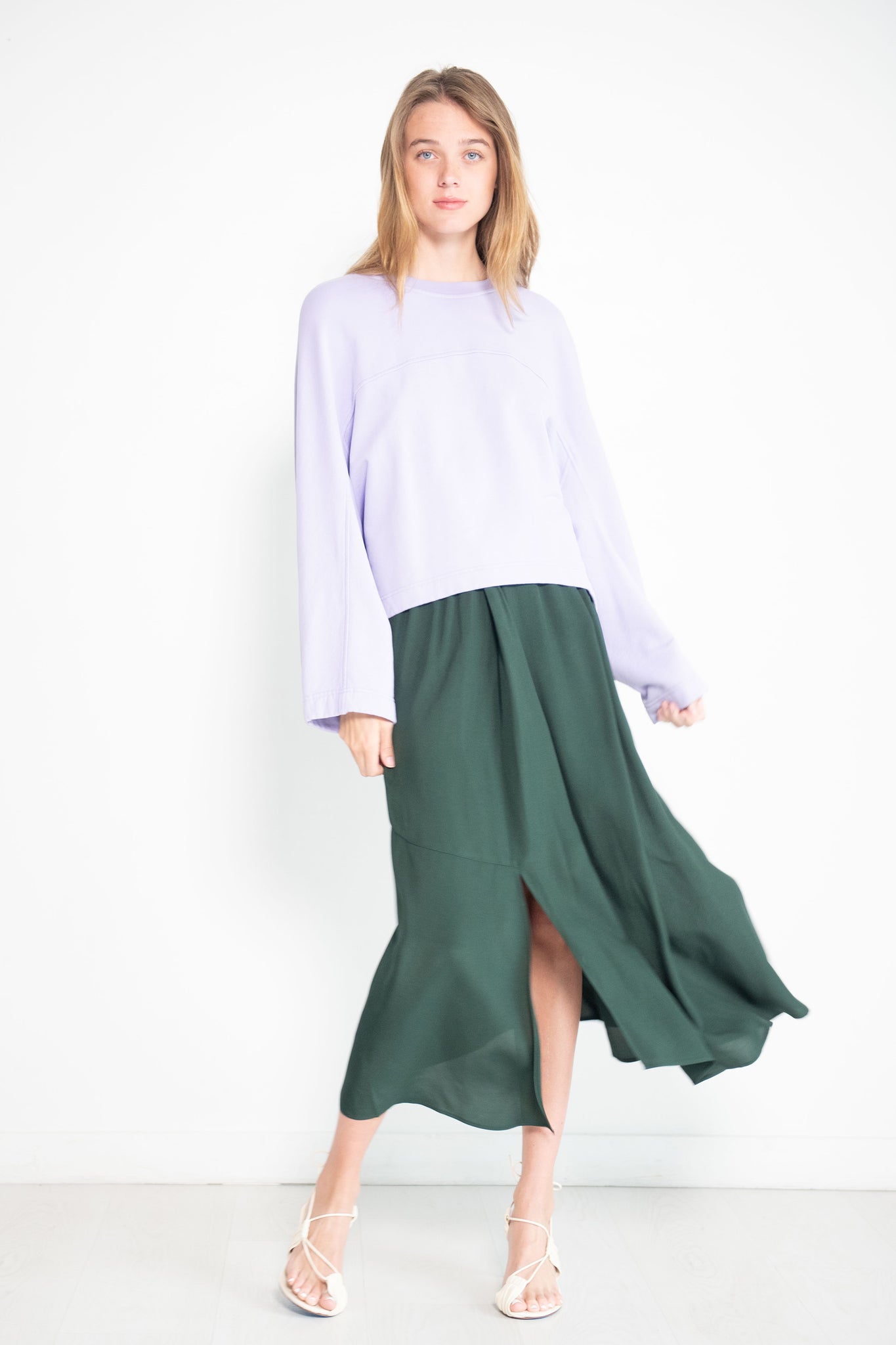 Christian Wijnants - Sonam Elastic Waistband Skirt, Dark Green