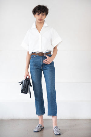 CO - Hi Rise Cropped Denim, Indigo