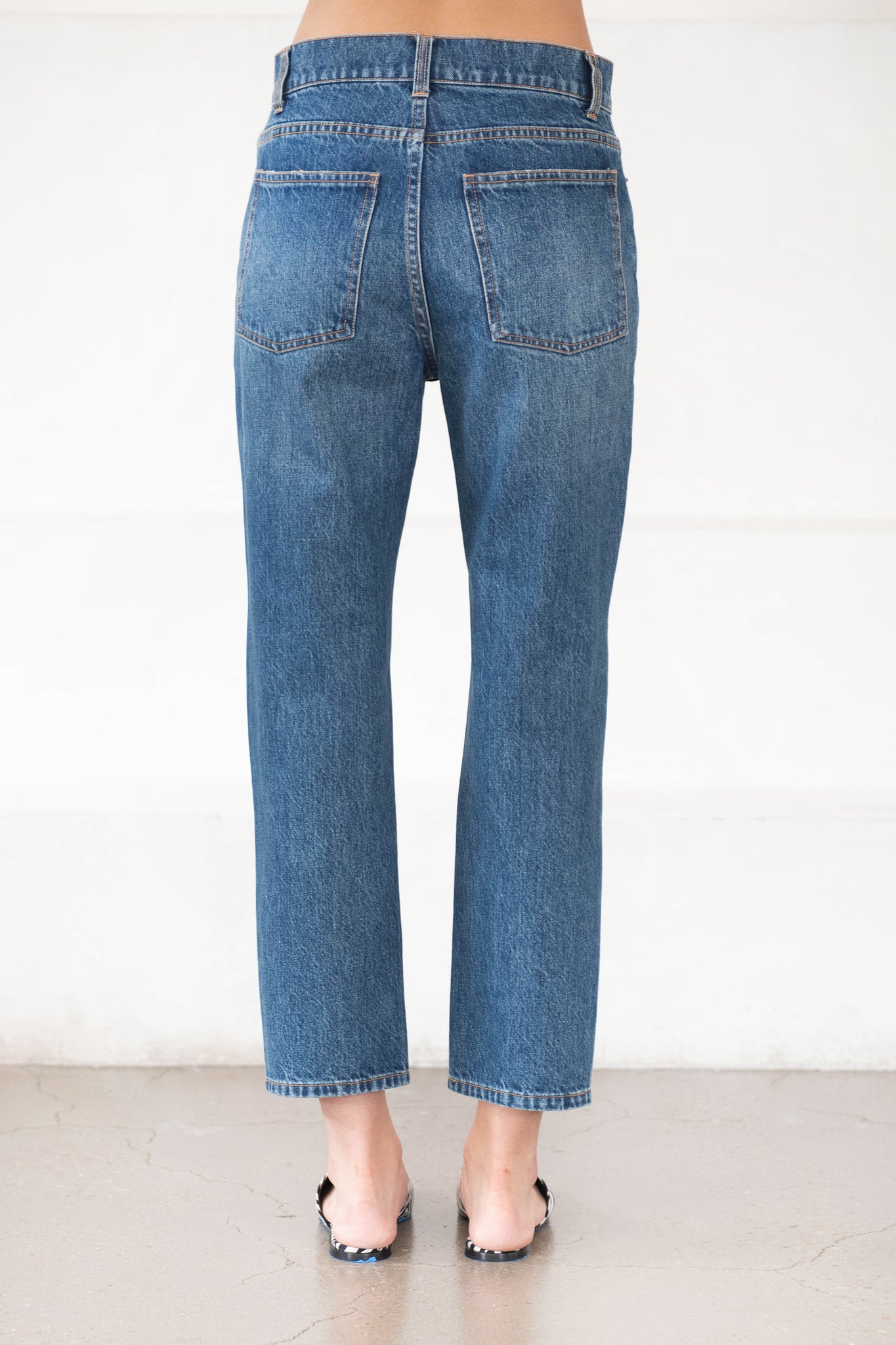 CO - Hi Rise Cropped Denim, Indigo