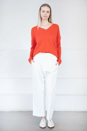 CO - V-Neck Sweater, Punch
