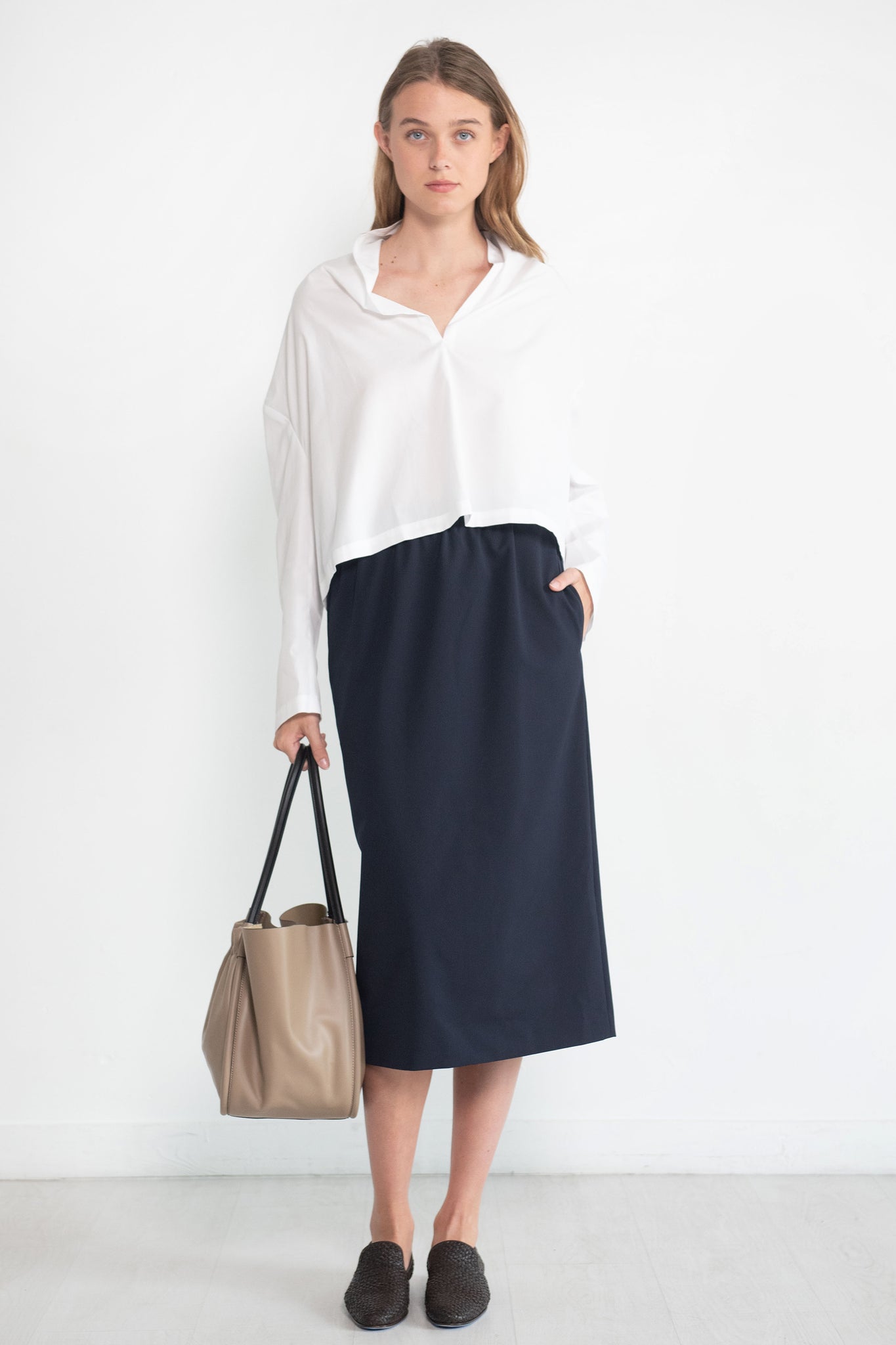 Comme des Garçons - Skirt, Navy