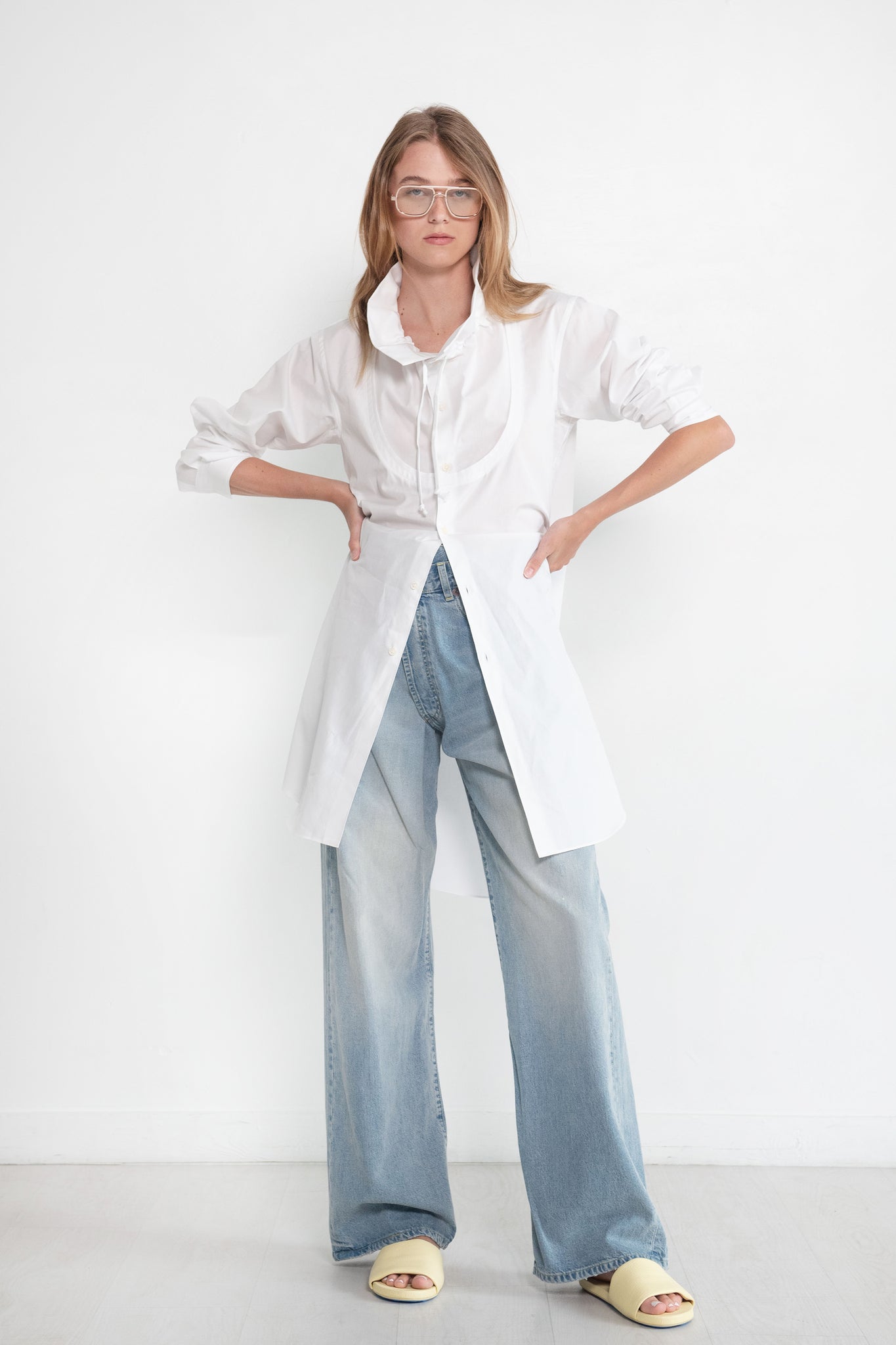 Comme des Garçons - Neck Tie Dress, White