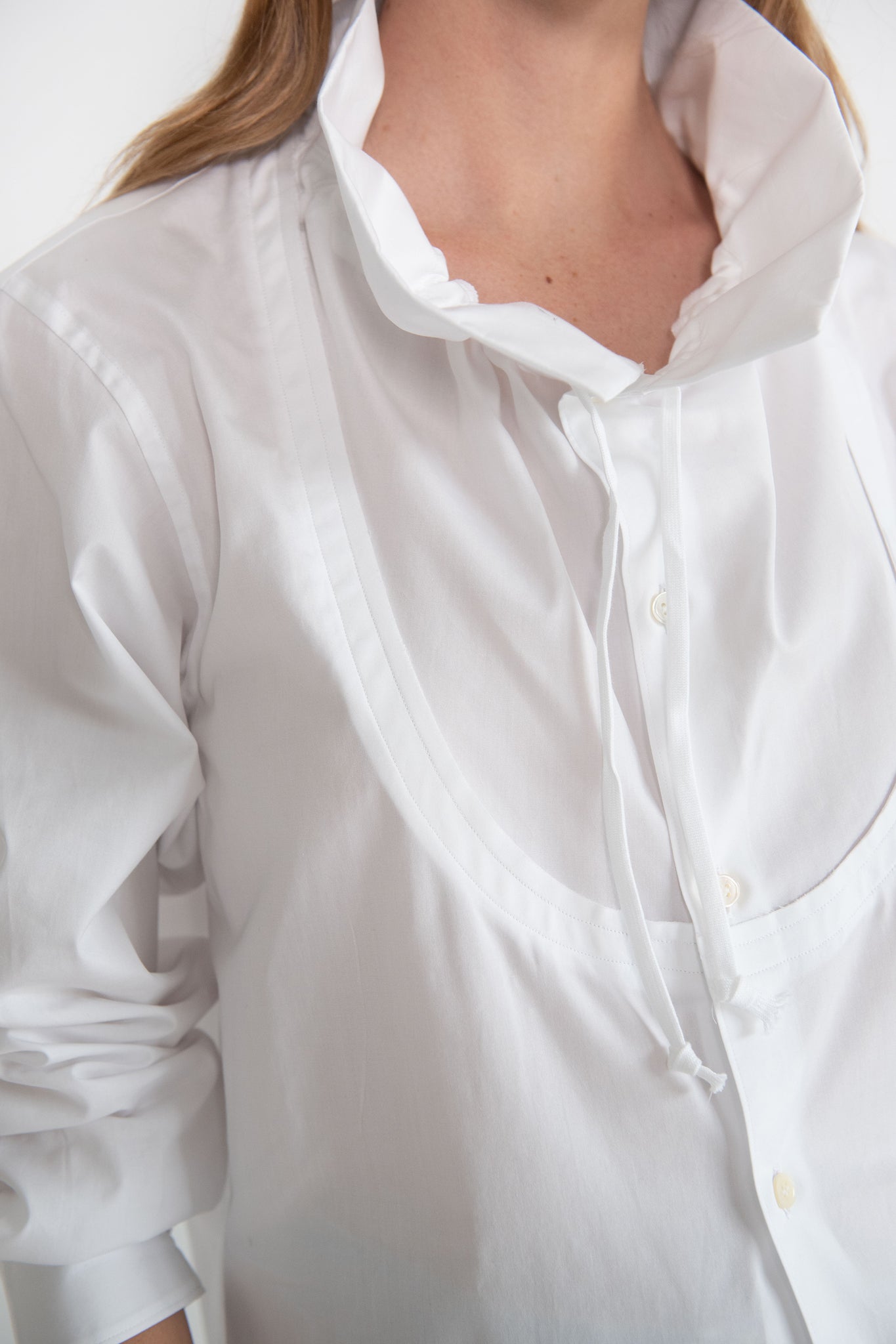 Comme des Garçons - Neck Tie Dress, White