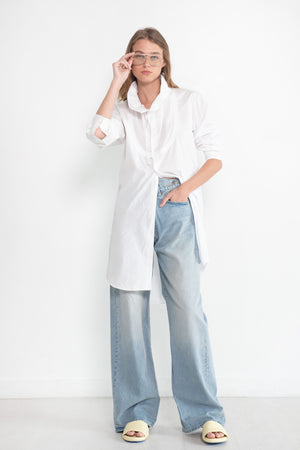 Comme des Garçons - Neck Tie Dress, White