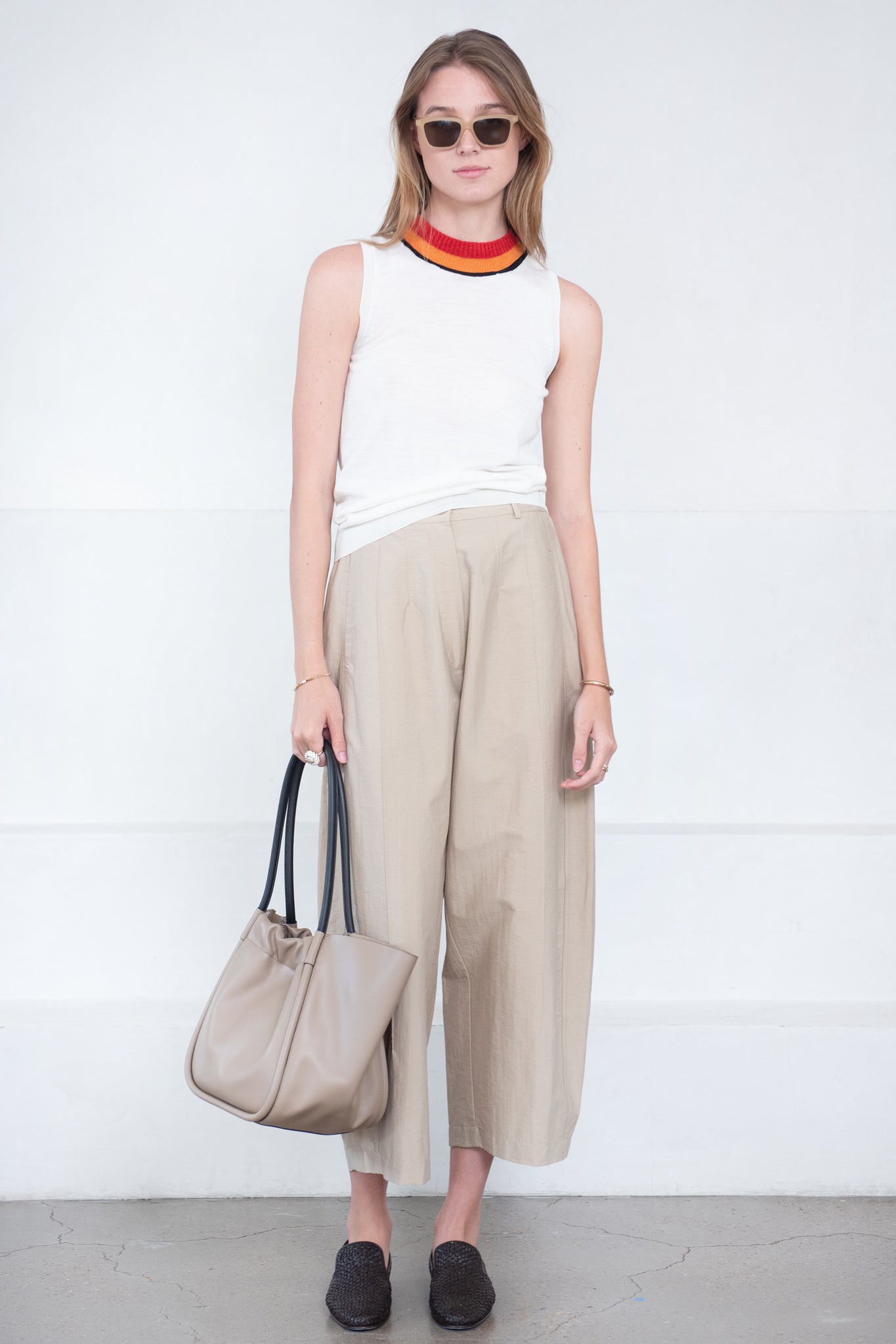 CORDERA - Seam Curved Pants, Toasted