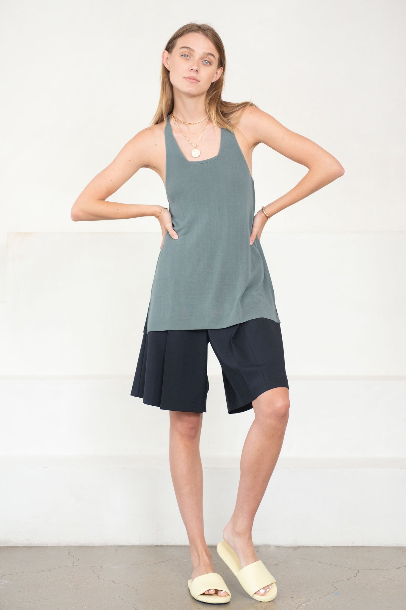 CORDERA - Tailoring Bermuda Short, Black