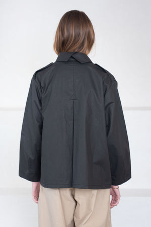 CORDERA - Utility Trench Jacket, Black