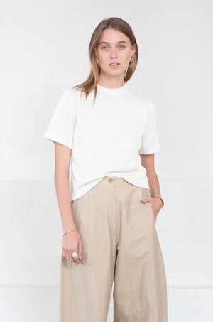 CORDERA - Viscose T-Shirt, Marshmellow