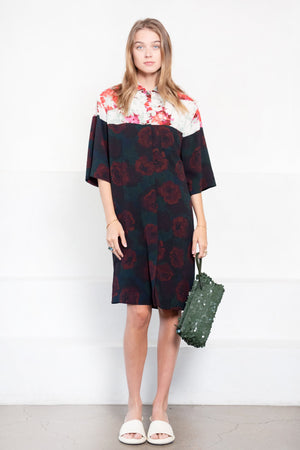 DRIES VAN NOTEN - Floral Shirtdress, Dessin A