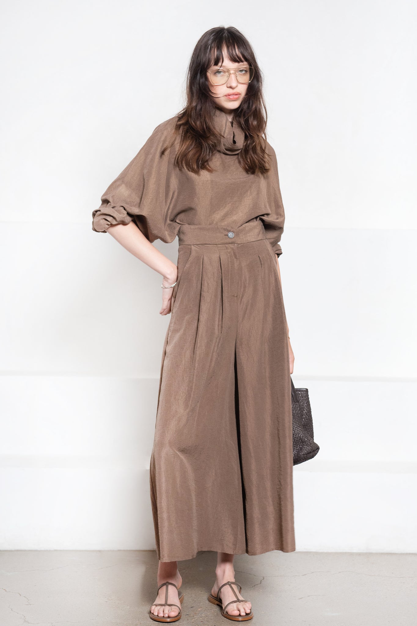Dušan - Batwing Oversized Shirt, Glace