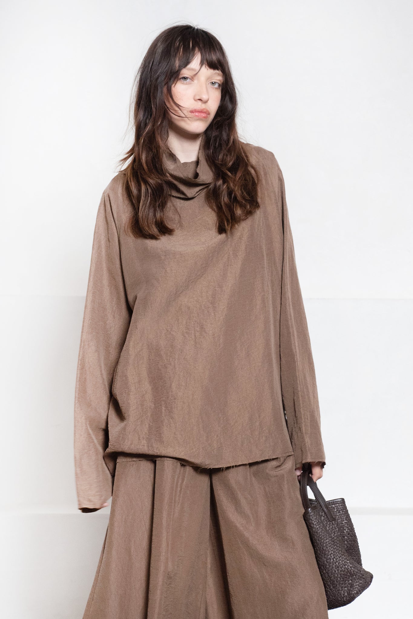 Dušan - Batwing Oversized Shirt, Glace