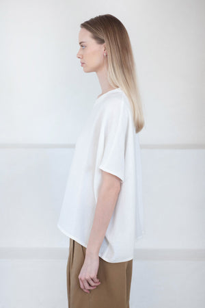 Dušan - Easy T-Shirt, White
