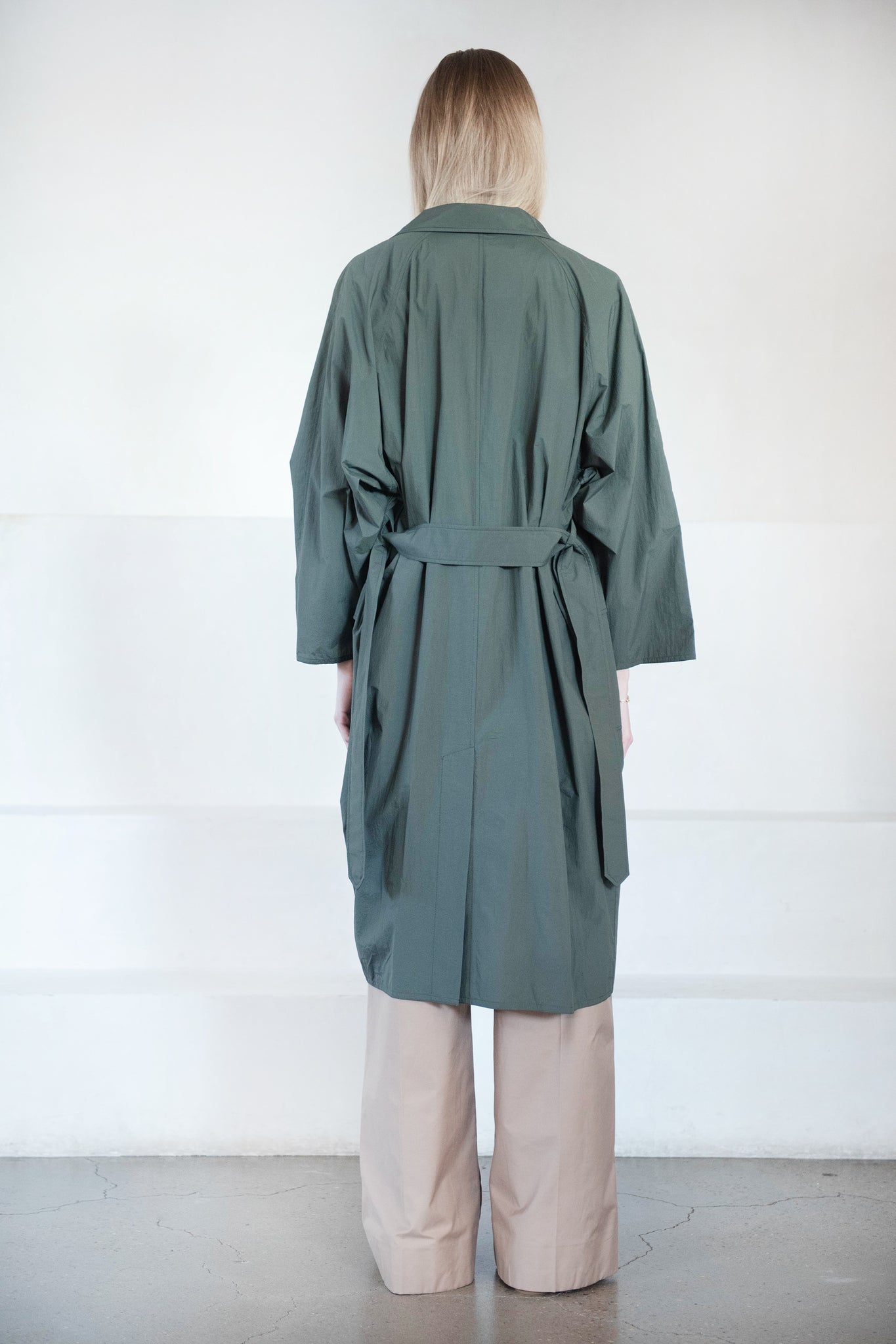 Dušan - OVERSIZED TRENCH COAT, FOREST