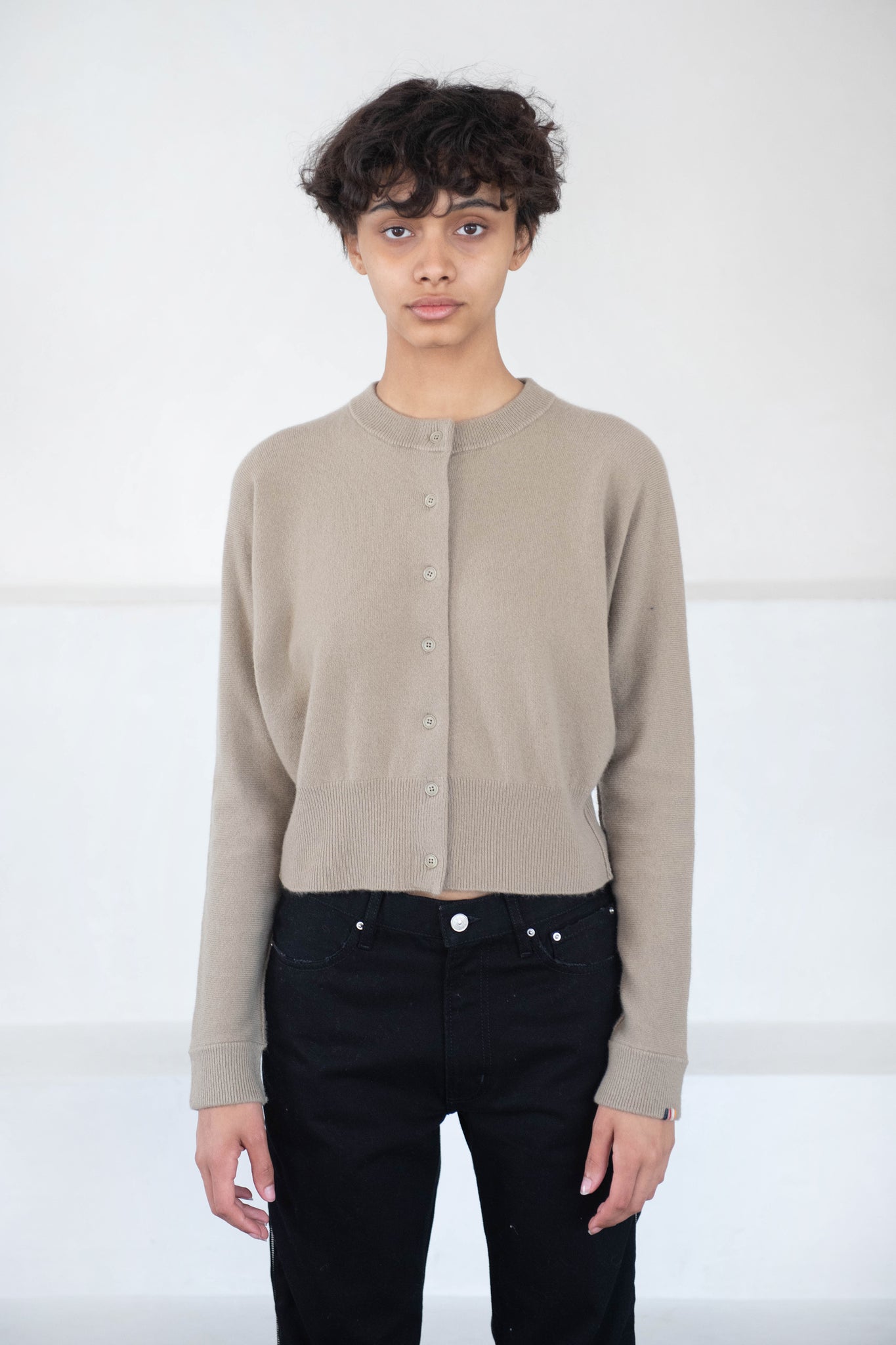 Extreme Cashmere - N°257 Blouson Cardigan, Dust