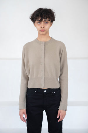 Extreme Cashmere - N°257 Blouson Cardigan, Dust