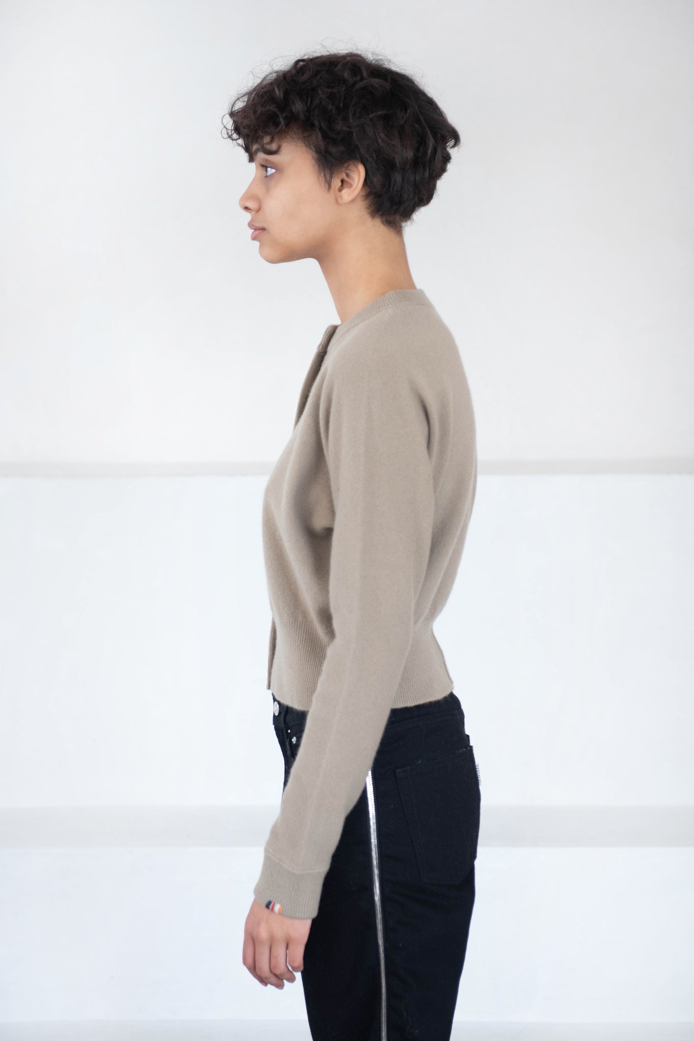Extreme Cashmere - N°257 Blouson Cardigan, Dust