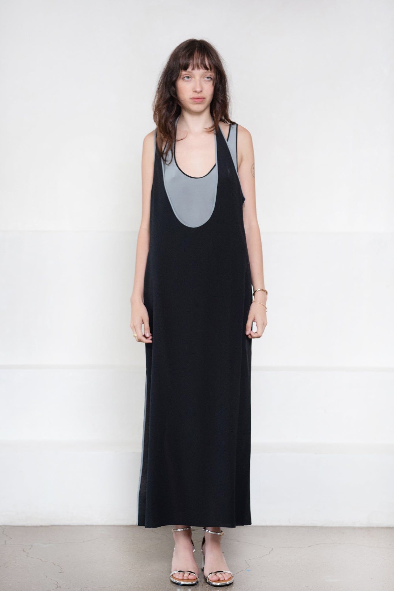 GAUCHERE - Dress, Black & Grey