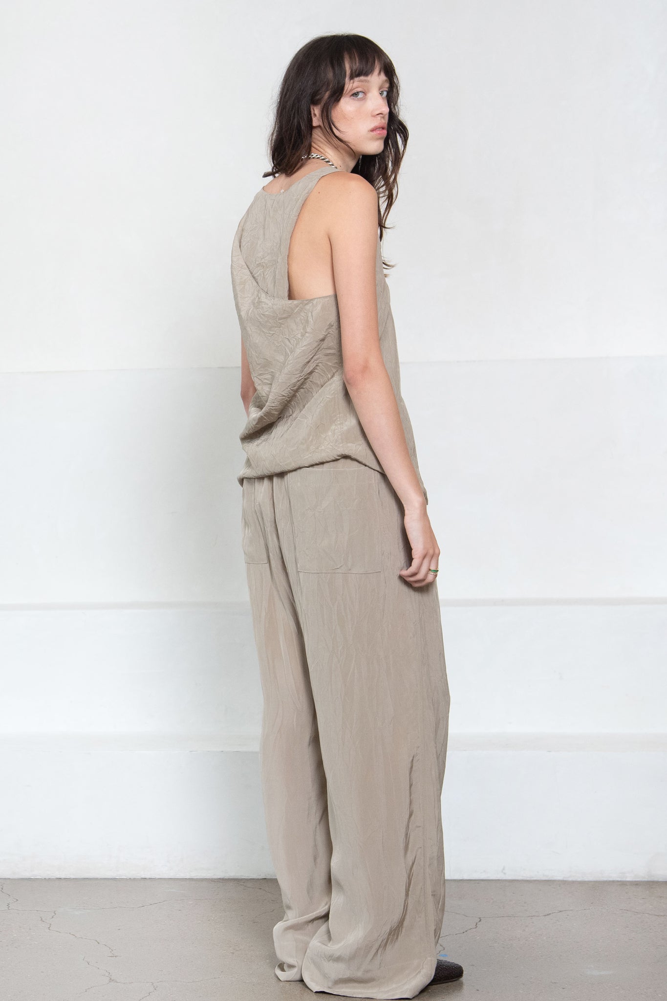 GAUCHERE - Pants, Greige