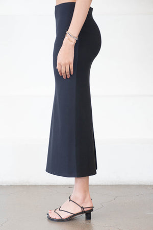 GAUCHERE - Jersey Skirt, Midnight Blue & Black
