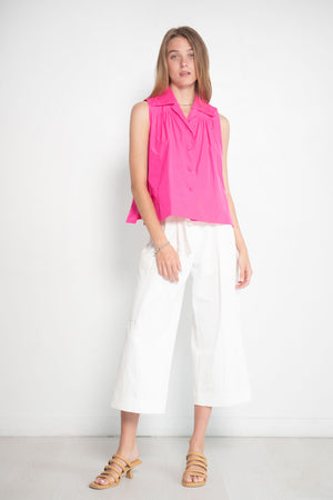 ODEEH - Belt Pants, Chalk