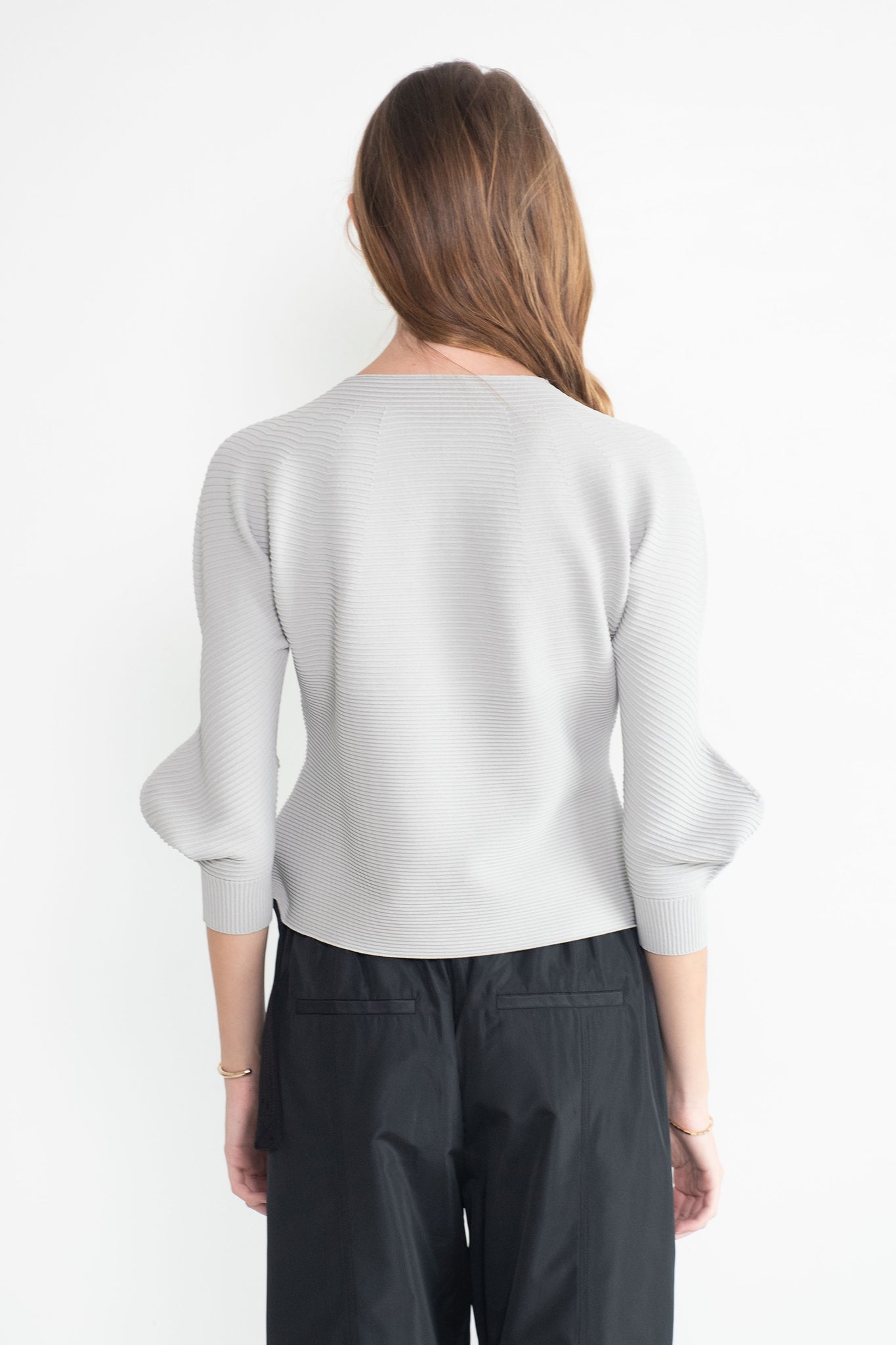 Pleats Please by Issey Miyake - Concretion Top, Greige