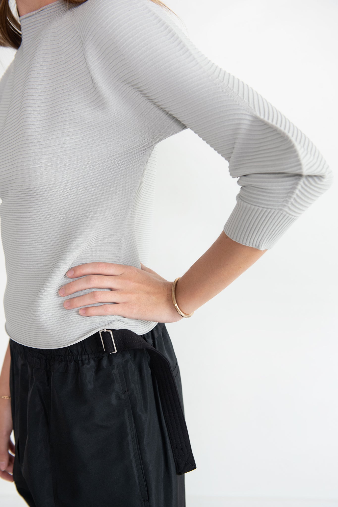 Pleats Please by Issey Miyake - Concretion Top, Greige