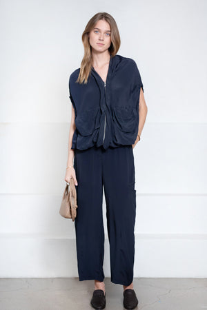 Hache - Bomber Shirt, Navy