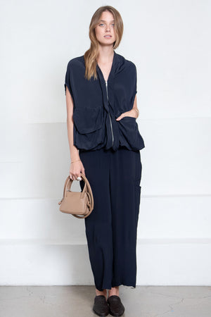 Hache - Bomber Shirt, Navy