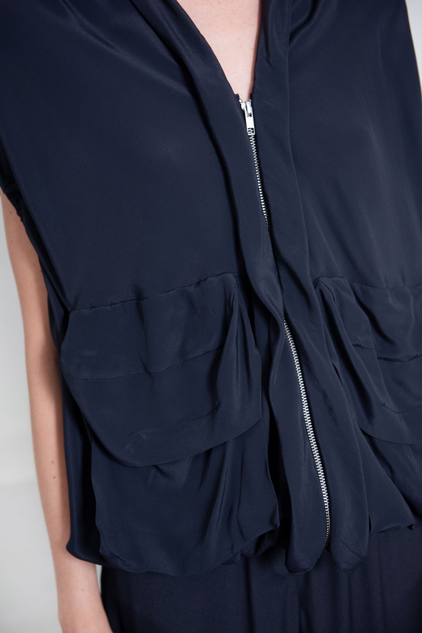 Hache - Bomber Shirt, Navy