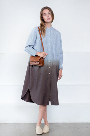 Hache - Overdress, Brown Stripes