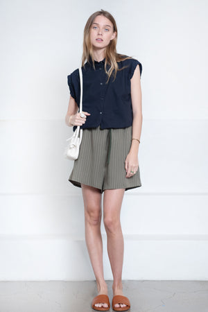 Hache - Breeze Shorts, Military Green
