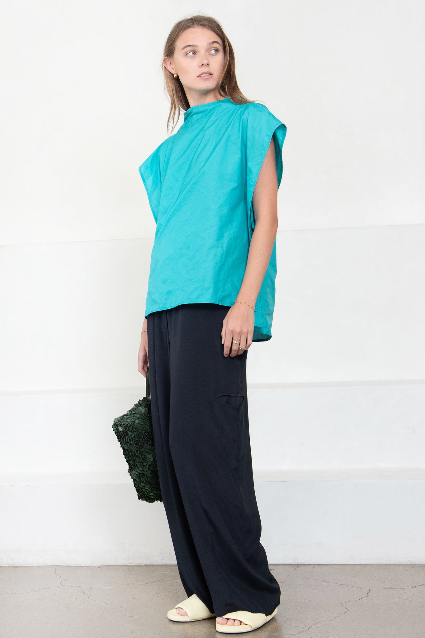 Hache - Kate Shirt, Turquoise