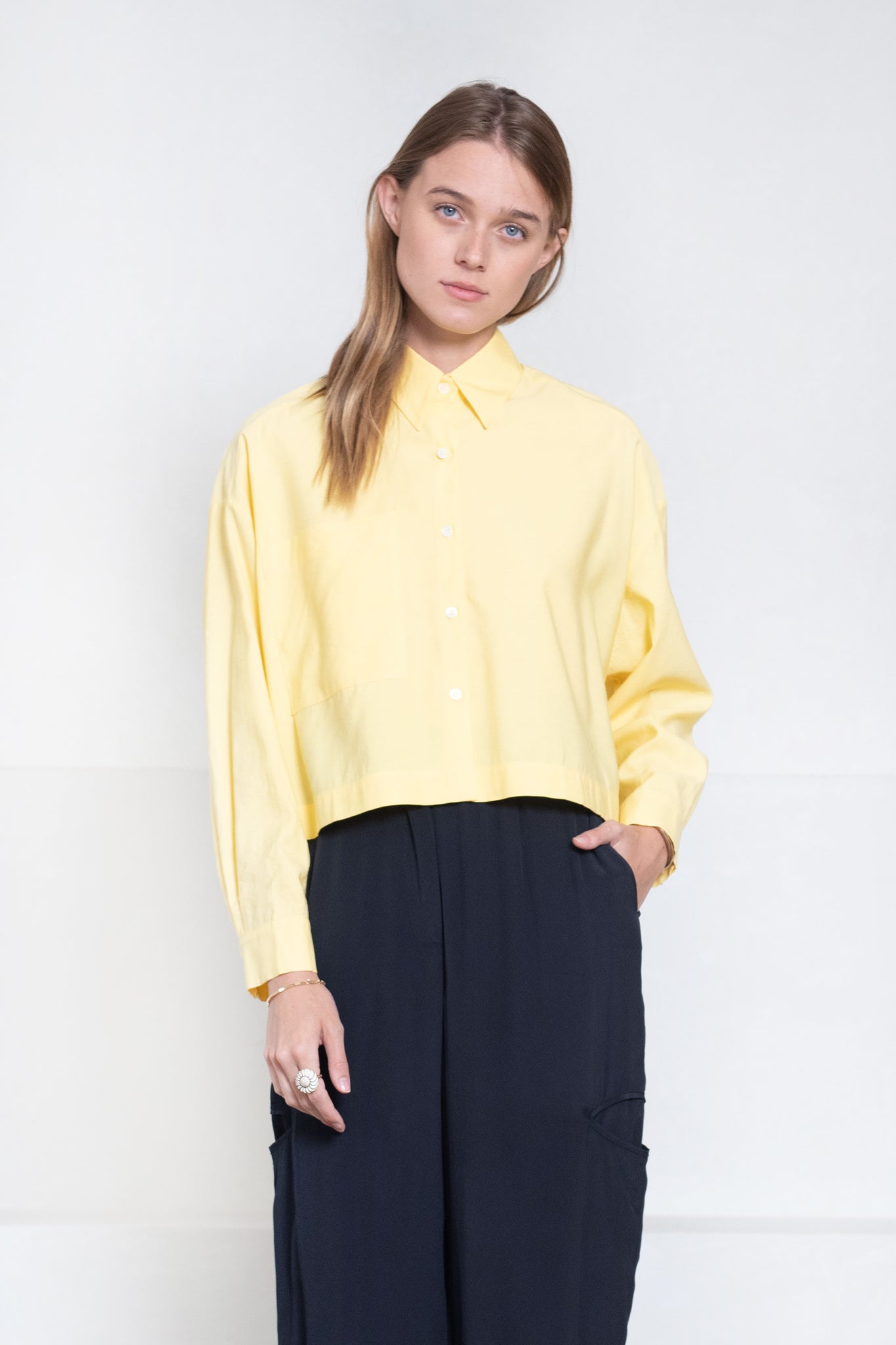 Hache - Box Shirt, Yellow