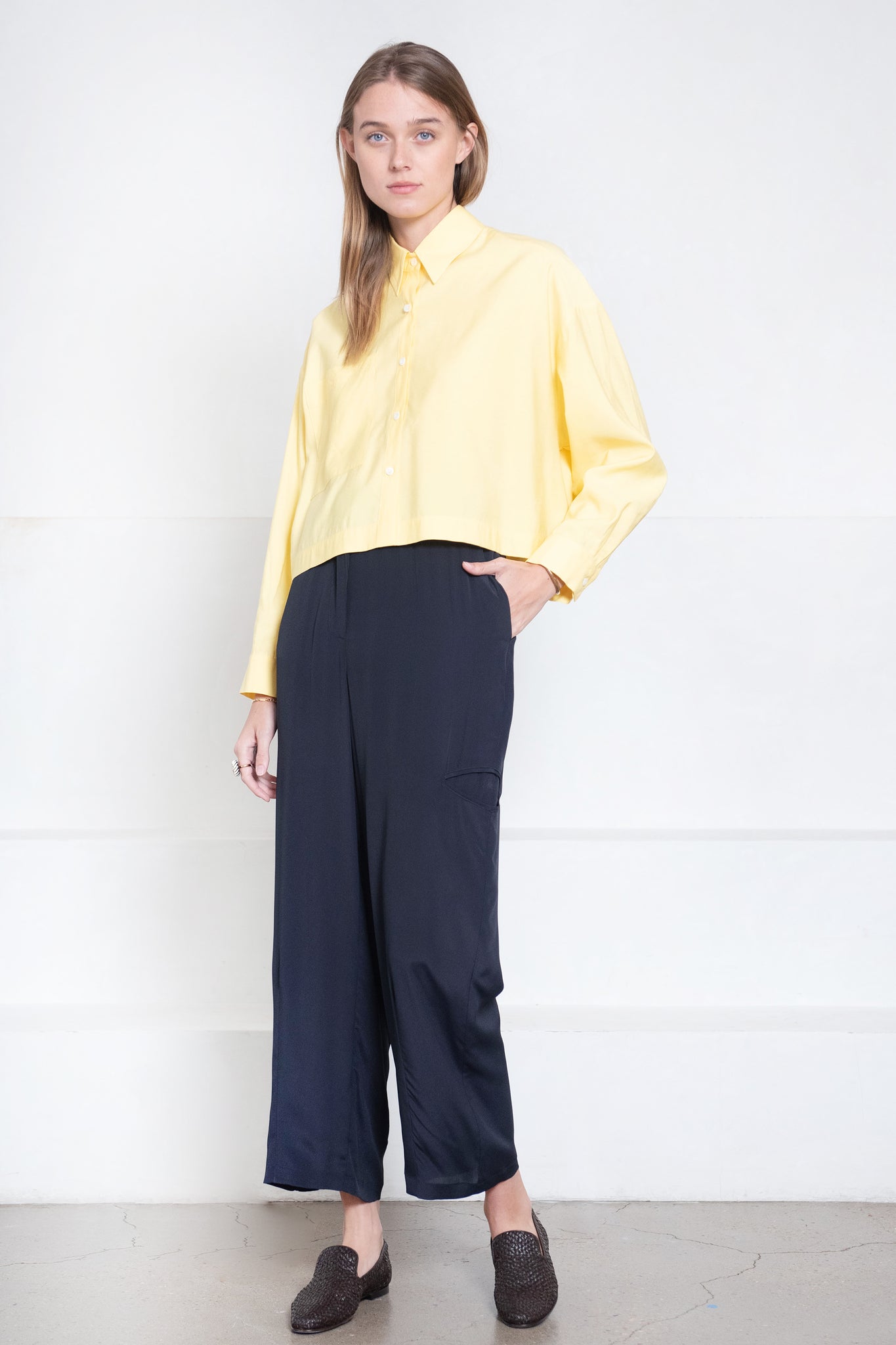 Hache - Box Shirt, Yellow