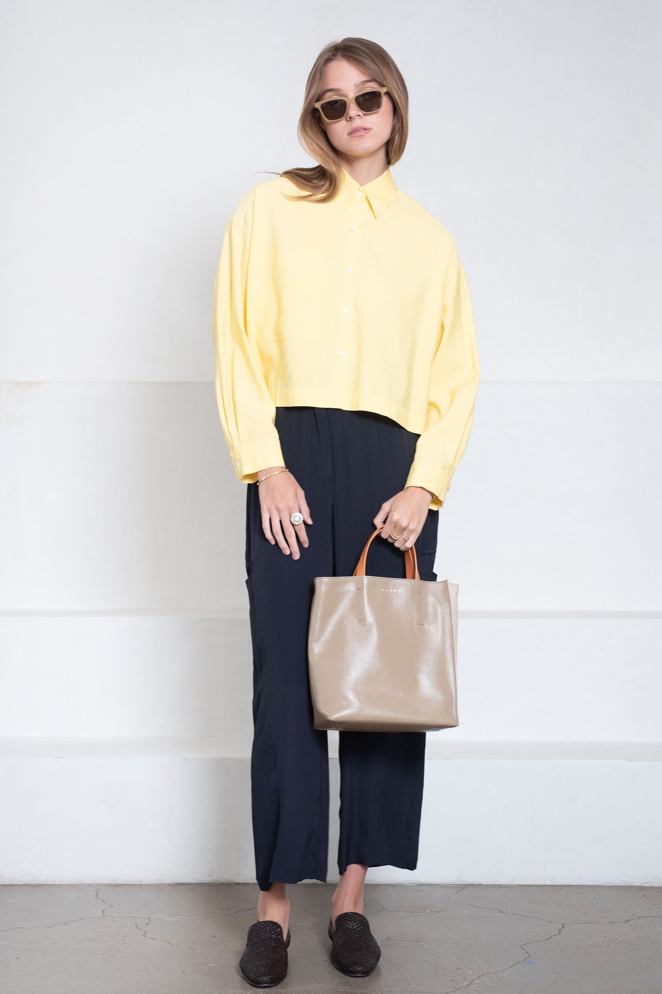 Hache - Box Shirt, Yellow