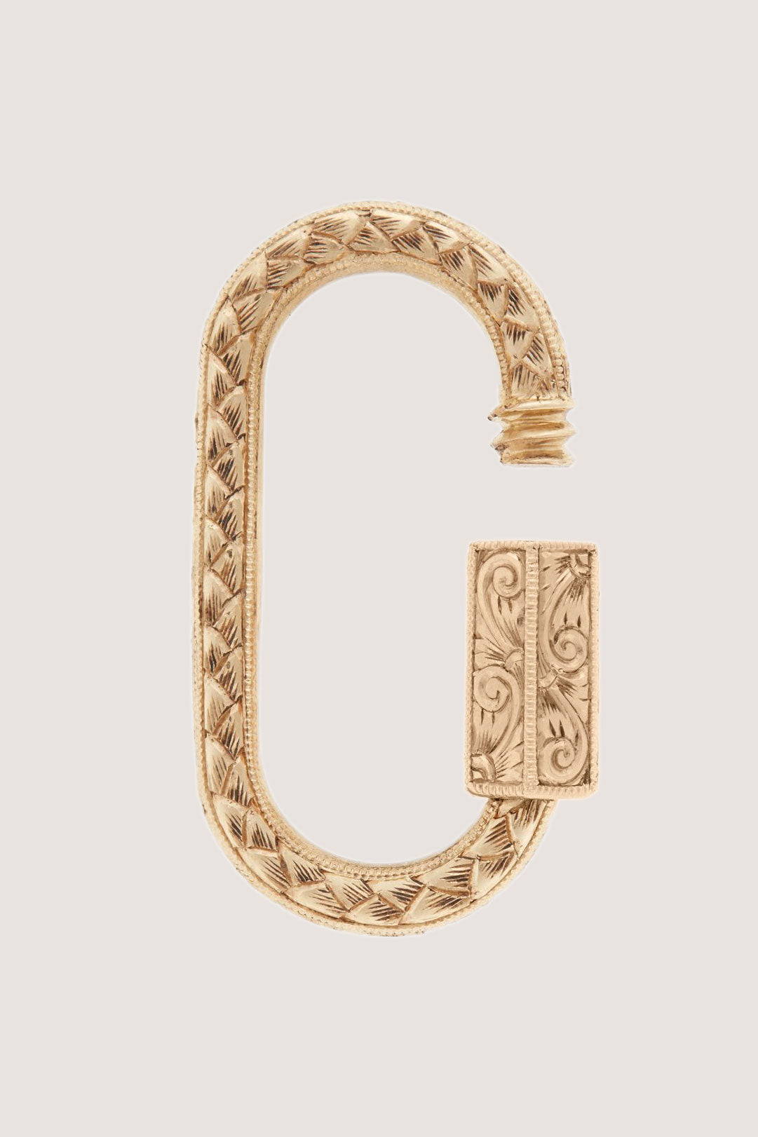 MARLA AARON - Hand Engraved Regular Lock, Gold