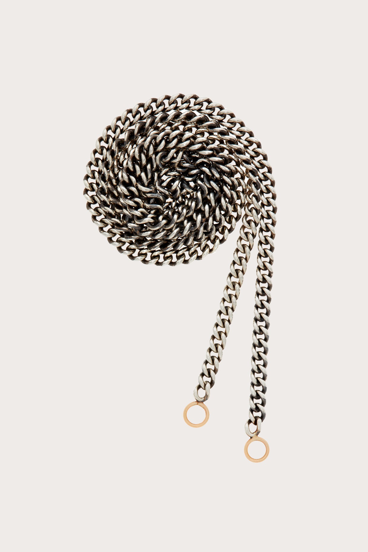 Marla Aaron - heavy curb chain, SILVER