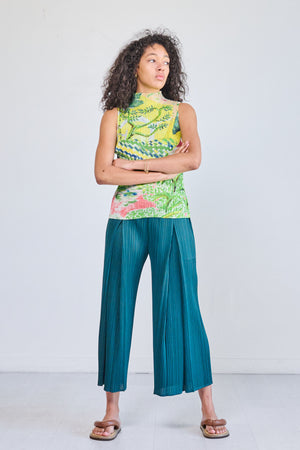 ISSEY M. PLEATS - Monthly Colors in April Pants, Viridian