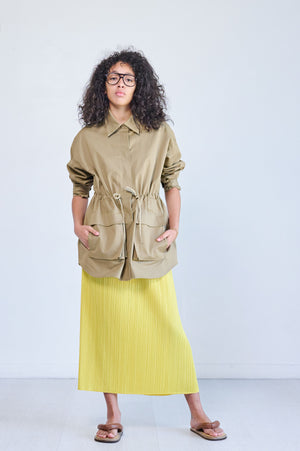 ISSEY M. PLEATS - Monthly Colors April Skirt, Light Yellow