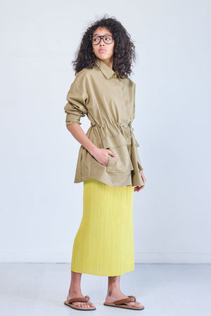 ISSEY M. PLEATS - Monthly Colors April Skirt, Light Yellow